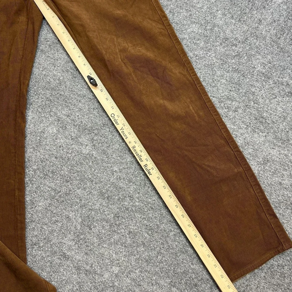 Peter Millar Pants Mens 38 Brown Corduroy Stretch Chino 5 Pocket Casual